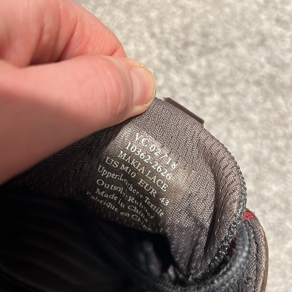 Olukai Men’s Makia Lace Shoes Charcoal Size 10 - Picture 9 of 9